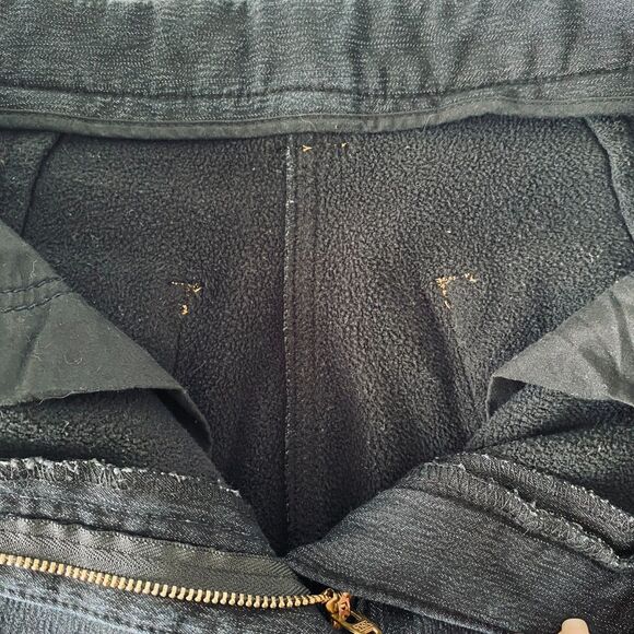 Women's Flecce Jeans High Rise Embroidered Size 30 Made in Korea - Picture 8 of 13